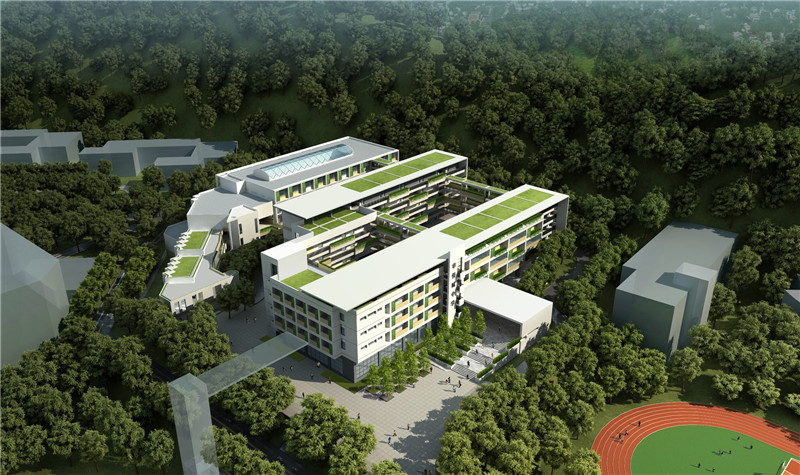 南阳市第十二中学效果图