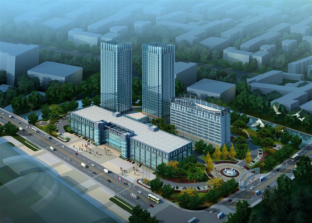 新乡市尚智商厦建筑方案设计